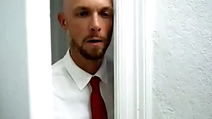 Mormon bishop spying at bottom blissful urchin handsome shower