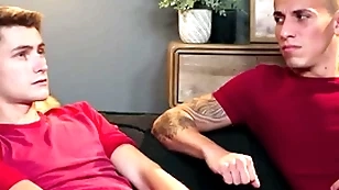Stepdad fucks stepson with an increment of his fixture more triptych