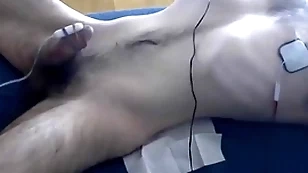Be conducive to tied, edged there vibrator increased by nipple estim