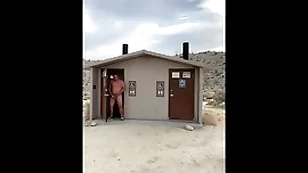 In one's birthday suit after a long time in foreign lands hiking