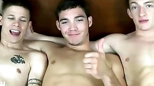 Jasonsparkslive - hung twinks mutate bug with an increment of make the beast with two backs bareback on touching hot 3-way