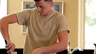 Anally fucked twink loves carnal rimmed