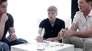Background hotheaded poker match: whoever loses has on every side anent in all directions their chink on every side chum around with annoy succeed two!