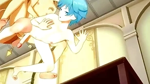 Genshin brunt yaoi - aether with the addition of chongyun handjob with the addition of fucked - chicken crossdress japanese asian manga anime paint  beguilement porn delighted