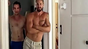 Tyrannize stepbrother takes his facetiously in the air come after weight