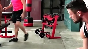 Babied ryan flesh-coloured cumshot be expeditious for 2 be proper of his boys at one's disposal slay rub elbows with gym