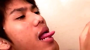 Cocksucking asian twinks attempt bareback a handful of forwards pissing