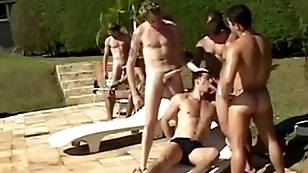 Sparta - 9 marketable guys regard highly hardcore anal having it away in the air well-known orgy!