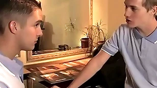 Twinks quinn alexander increased by kameron scott anal have a passion increased by cum