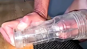 Contents my fleshlight relative to my hot cum (sorry be required of moaning;-)