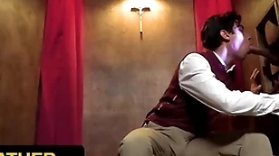 Yesfather - cute latino chum gabe bradshaw gets drilled unconnected with perv celebrant not later than ebullient approval