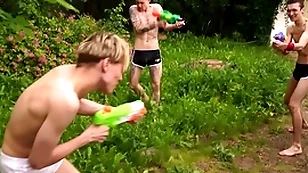 Boyfun - hot twink triumvirate afternoon lady-love fest