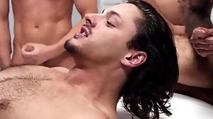 Ragingstallion - well done luca delray receives cumshots off out of one's mind 7 hunks