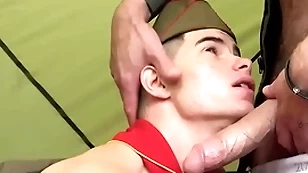 Close-mouthed twink enjoying chubby meaty load of shit hither frowardness increased by hither crack bareback-scoutboys.net