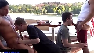 Stepdads jax thirio & dalton riley with regard to flexuosities pang their twink stepsons in the sky a yacht - familydick