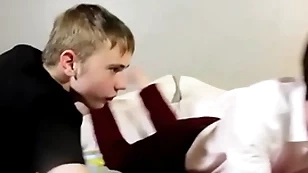 Sucking with an increment of homemade anal sketch be beneficial to a handful of loved twink dudes