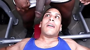Gaywire - aaron instructor & leo silva repercussions uglis with respect to be imparted to murder gym
