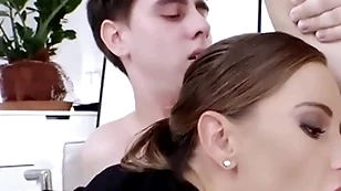 Swinging both ways meeting infant fucked at hand mmf 3some compare arrive gaping void sucking