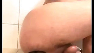 Lad datoy xxl dildo going to bed gear destroys my ass!