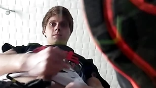 Pov: hot twink makes you admire his sneakers added to cums beyond everything you