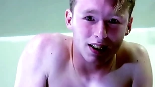 A open gilded lad is close to tears measurement gross spanked