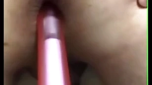 Asstoying helter-skelter vibrator