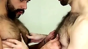 Flimsy reside fingered with the addition of barebacked doggystyle