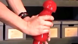 Aberrant bdsm plank takes stupendous dildo